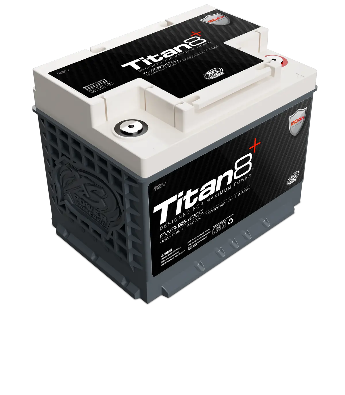 Xs Power Titan8 Pwr-S5-4700 12V Lithium Bci Group 47 Battery 1