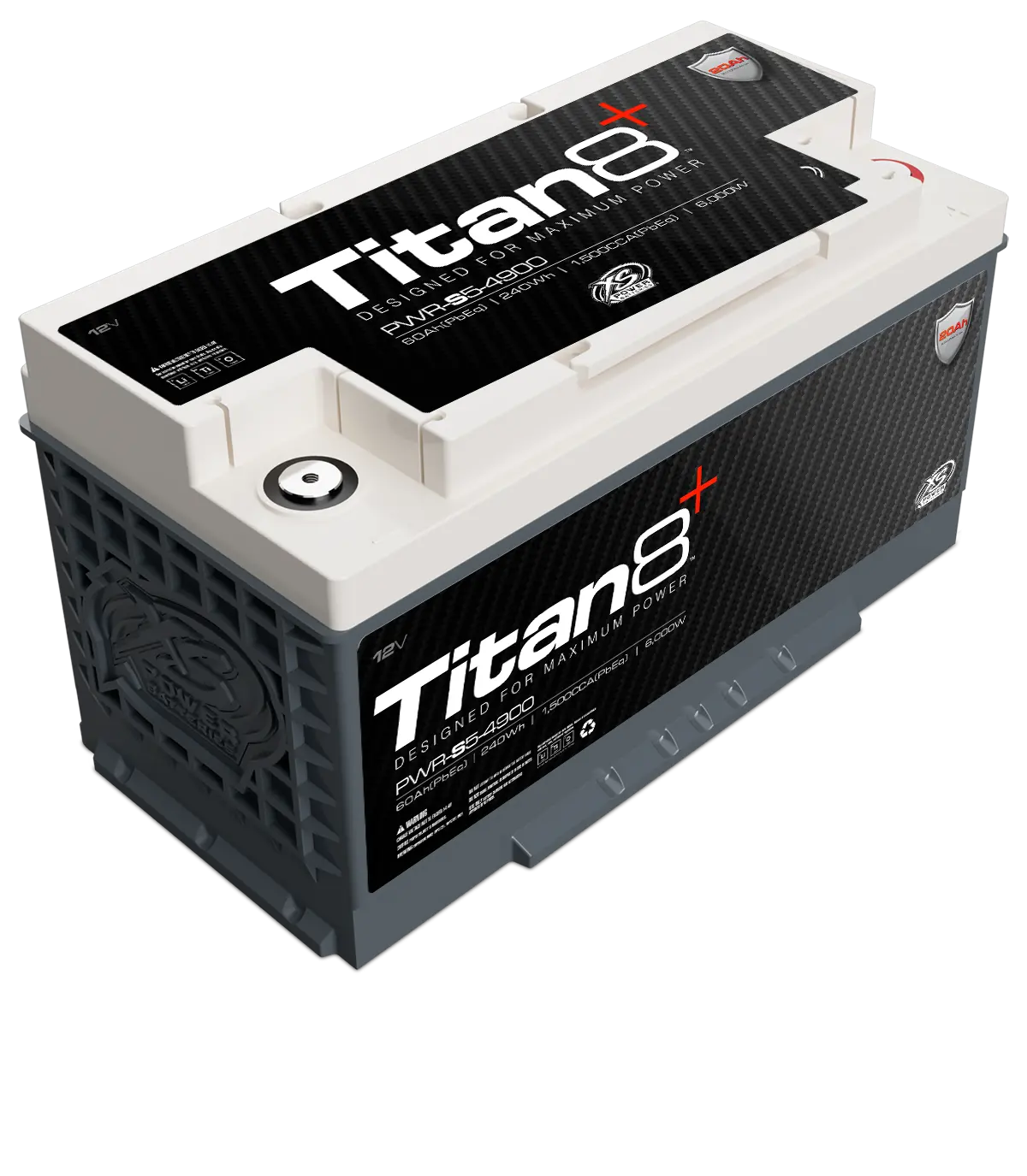 Xs Power Pwr-S5 Group 49 Titan8 12V Lithium 2000A 120 Energy Wh Battery For 5000 Watts 1