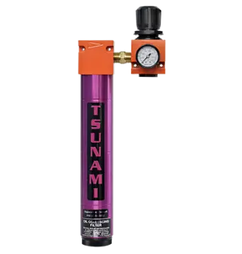 Tsunami - Air Filtration Package #7, Oil Coalescing Filter With Regulator (F/R - Filter / Regulator) 1