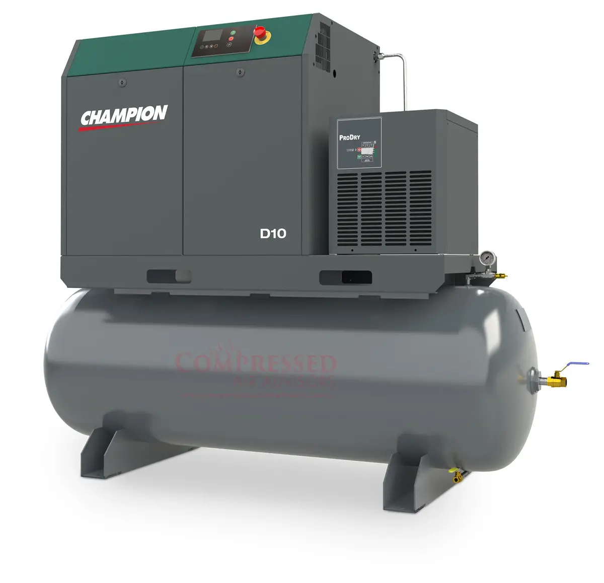 Champion D10 Air System – 10 Hp Rotary Screw Compressor – 145 Psi 1