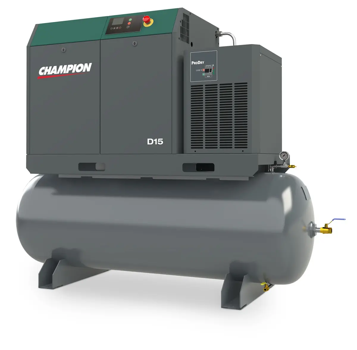 Champion D15 Air System – 15 Hp Rotary Screw Compressor – 145 Psi 1