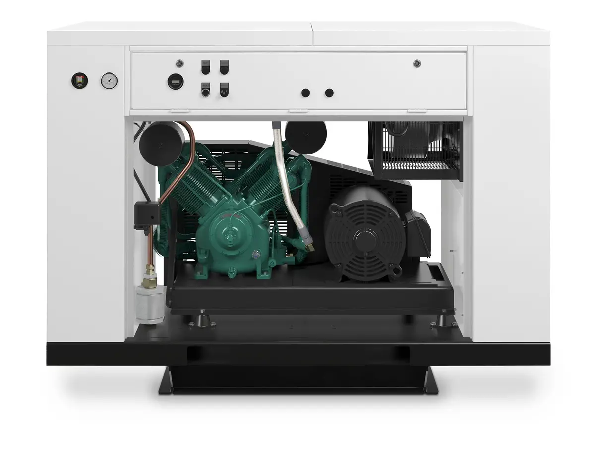 Champion Hqr10-12 Revolution 10Hp Quiet Enclosed Reciprocating Air Compressor, 120 Gallon Air Receiver, 33.5 Cfm @ 175 Psi, 62 Dba 4