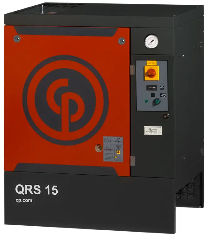 Chicago Pneumatic Qrs 15 150 Bm – 15 Hp Rotary Screw Air Compressor  Base-Mounted | 49.2 Acfm @ 150 Psi 208–230/460V/3Ph | Part Number: 4152022917 1