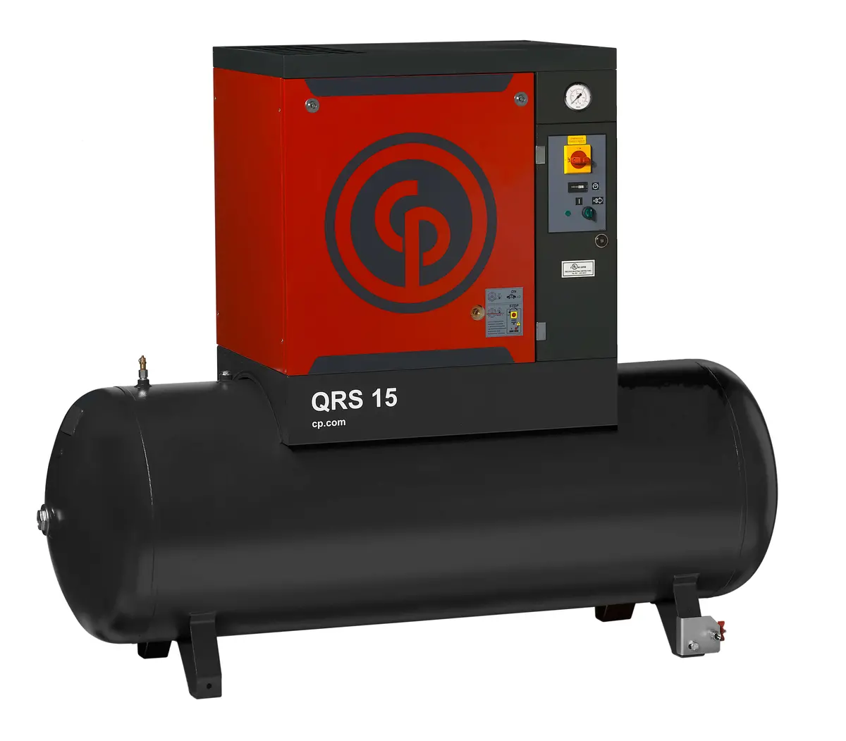 Chicago Pneumatic Qrs 15 125 Tm – 15 Hp Rotary Screw Air Compressor  120-Gallon Tank Mounted | 54.9 Acfm @ 125 Psi Tri-Voltage 208–230/460V/3Ph | Part Number: 4152023174 1