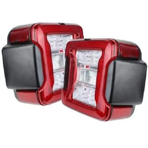 Quake Led Tempest Series Redout Tail Lights Kit For '18-'23 Jeep Wrangler Jl / Jlu 1