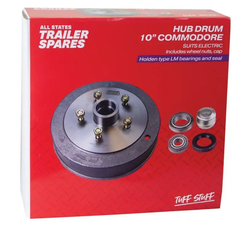 All States Trailer Commodore Hub Drum 10In Brg Seal Cap Lm R1921a 1