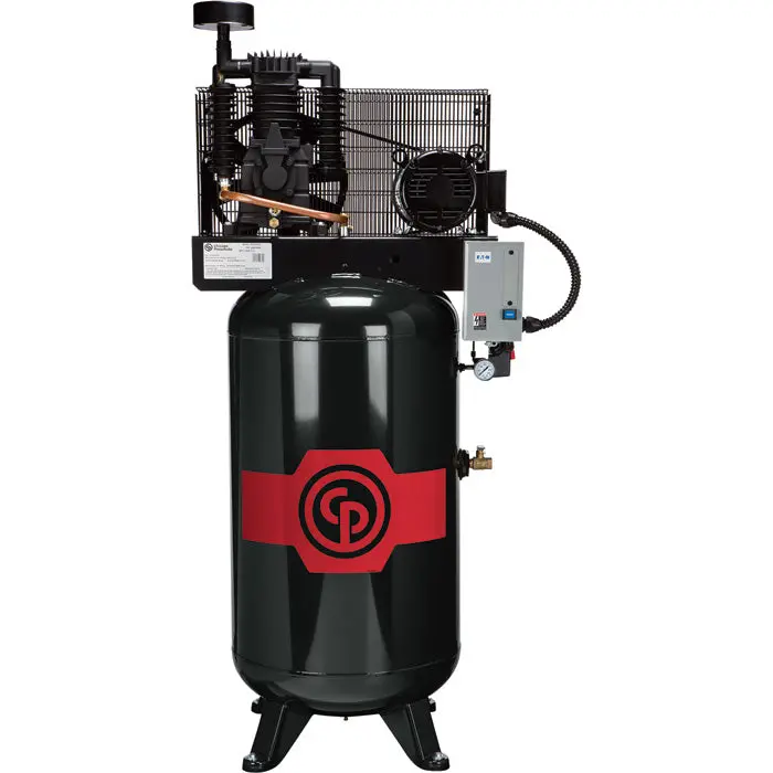 Chicago Pneumatic Premium Series Rcp-C583v -  5Hp Reciprocating Air Compressor, 80 Gallon Vertical Receiver, 18 Cfm, 230V/3Ph, Pn: 8090300917 1