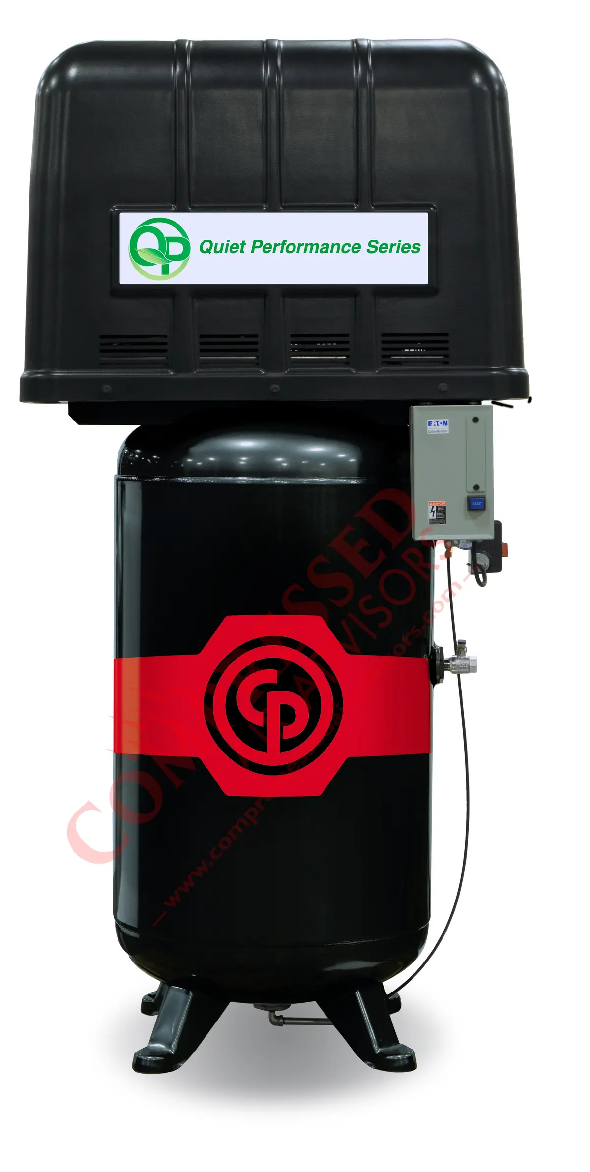 Chicago Pneumatic Rcp-7583Vqp Quiet Performance Series 7.5 Hp Air Compressor – 80 Gallon Vertical Tank, 230V 3-Phase, 175 Psi 1