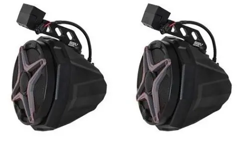 Ssv Works Rear 6.5" Cage Mount Speaker Pods For '18-'23 Polaris Ranger Xp 1000 1