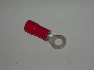 Terminal, Ring - Red - 8 Awg - 1/4" Stud 1