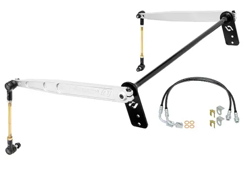 Rock Jock Antirock Rear Sway Bar Kit (Billet 7075 Aluminum Arms, 0.850" Bar) For '07-'18 Jeep Wrangler Jk 2 Door 1