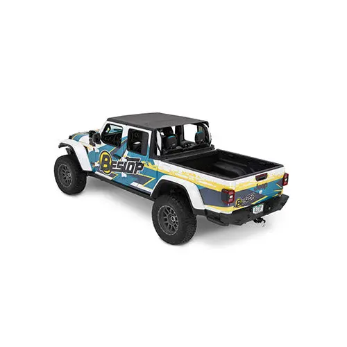 Bestop Header Safari Cable Style Bikini Top For '20-Current Jeep Gladiator Jt 1
