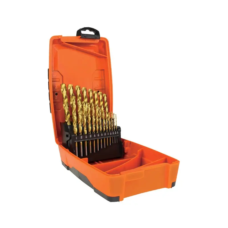 Alpha 21 Pce Imperial Tuffbox Drill Set 1/16-3/8In Si21pb 1