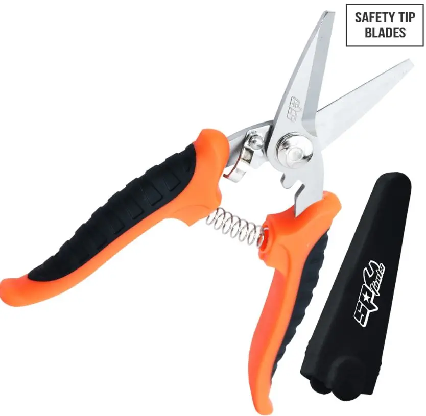Sp Tools Industrial Shears Scissors With Safety Tip Blades Heavy Duty Sp32266 1