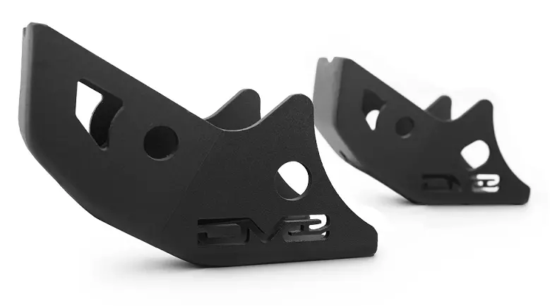 Dv8 Offroad Rear Shock Skid Plates For '16-'23 Toyota Tacoma 1