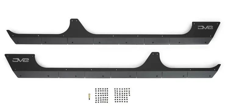 Dv8 Offroad Rock Skins For '18-Newer Jeep Wrangler Unlimited Jlu 4 Door 1