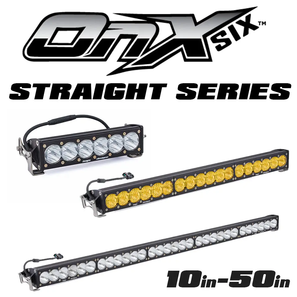 Baja Designs Onx6 Straight Series Led Light Bars Led Light Bars 1