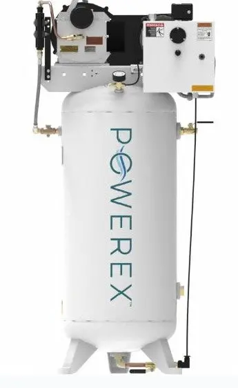 Powerex Stsv0302 / Stsv1302 – 3 Hp Oil-Less Scroll Air Compressor With 60 Gallon Vertical Tank 1