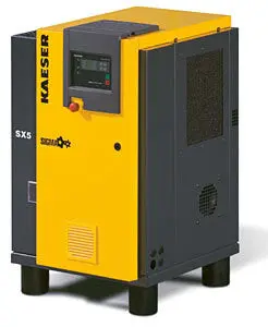 Kaeser Sx5 5 Hp Rotary Screw Compressor - Now With Sigma Contro 2 Panel 1