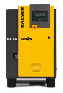 Kaeser Sx7.5  7-1/2 Hp Rotary Screw Compressor - Now With Sigma Control Panel 2! 1