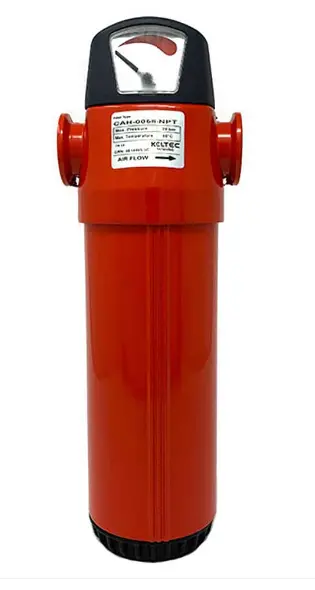 Keltec 3/4", 88 Cfm, Compressed Air Filter, Float Drain,  Psi Diff Gauge, Pn: Cah-0088 1