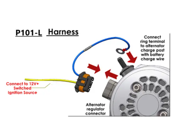 Mechman P101-L +1V Voltage Boost Harness 1