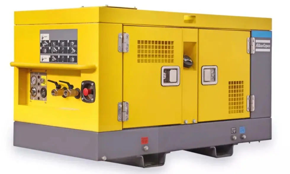 Atlas Copco  U110 Kd – 110 Cfm Portable Diesel Air Compressor Utility Truck Mount 1