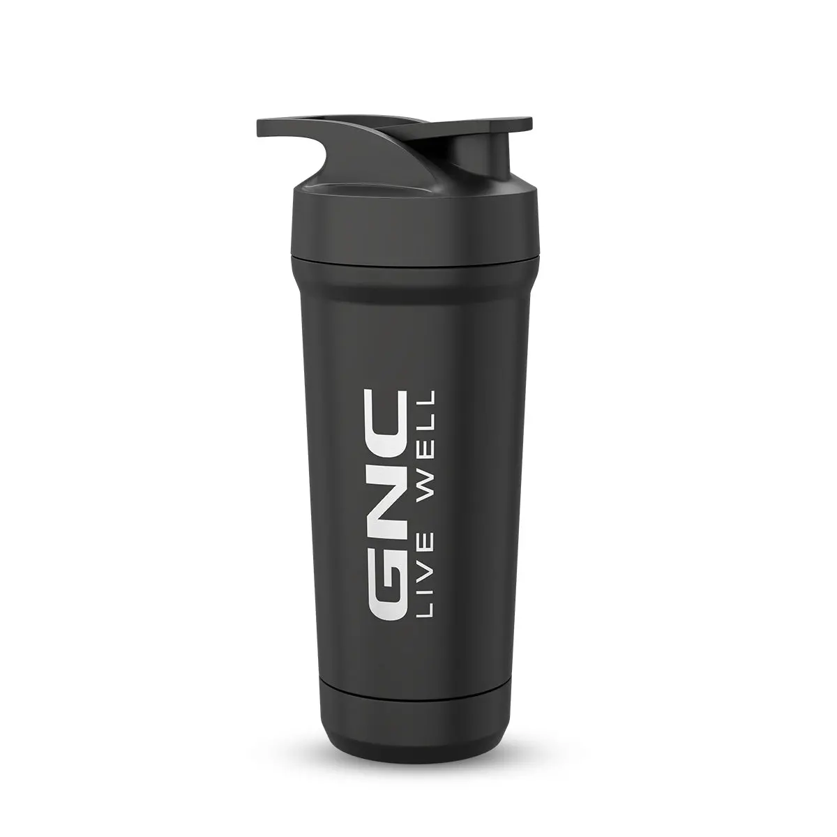 Gnc Embossed Steel Shaker With Bottom Opening - 750Ml 1