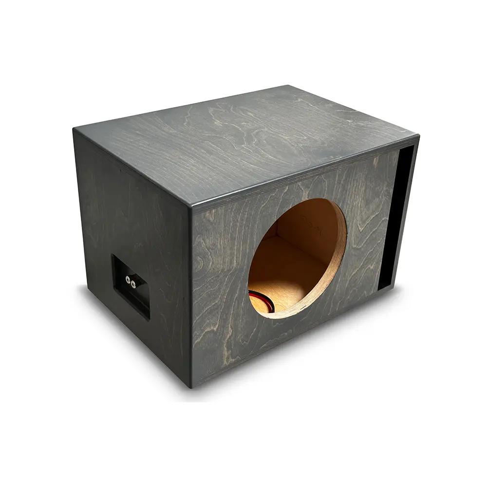 Birch Single 10" Ported Subwoofer Enclosure 1.25 Cu.Ft. Sub Box 1