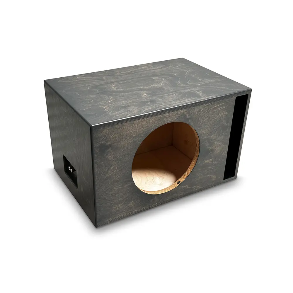 Birch Single 12" Ported Subwoofer Enclosure 2.0 Cu.Ft. Sub Box 1