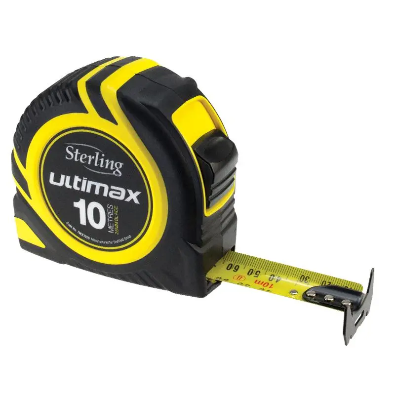 Sterling Ultimax Tape Measure: 10M Metric Tmx1025 1