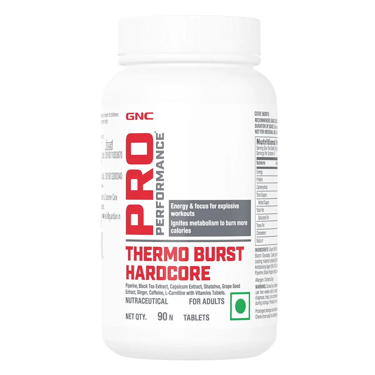 Gnc Pro Performance Thermoburst Hardcore - Clearance Sale 1