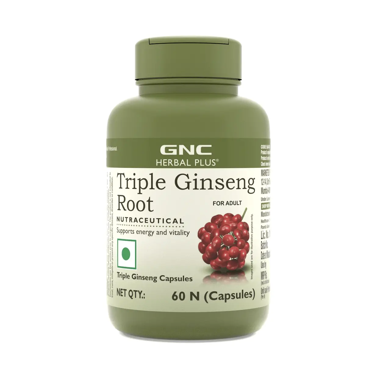 Gnc Herbal Plus Triple Ginseng Root 1