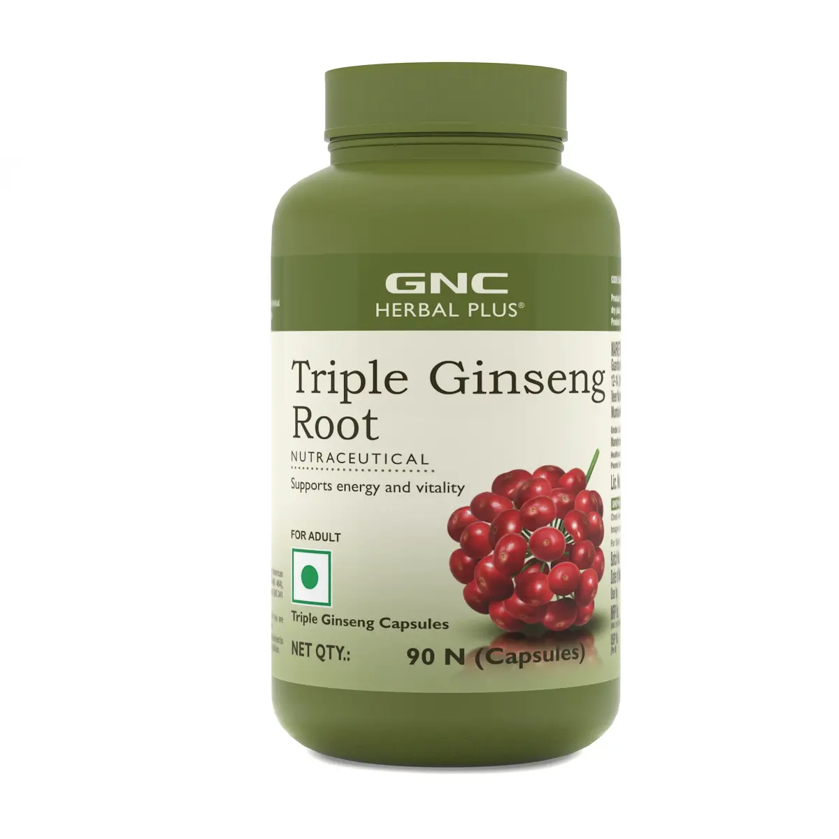 Gnc Herbal Plus Triple Ginseng Root| Expiry - 2024-09-30 1