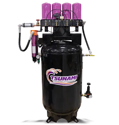 Tsunami - 2 Tower - Dust Collector Regenerative Dryer With 60 Gallon Tank, Pn: 21999-1031 1
