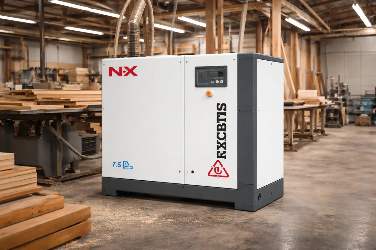 Fs-Curtis Nxb15 – 20 Hp Fixed Speed Rotary Screw Air Compressor Base Mounted 8