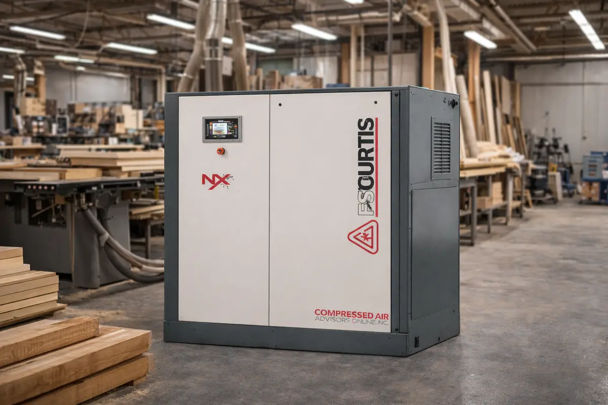 Fs-Curtis Nxb22 – 30 Hp Fixed Speed Rotary Screw Air Compressor Base Mounted 10