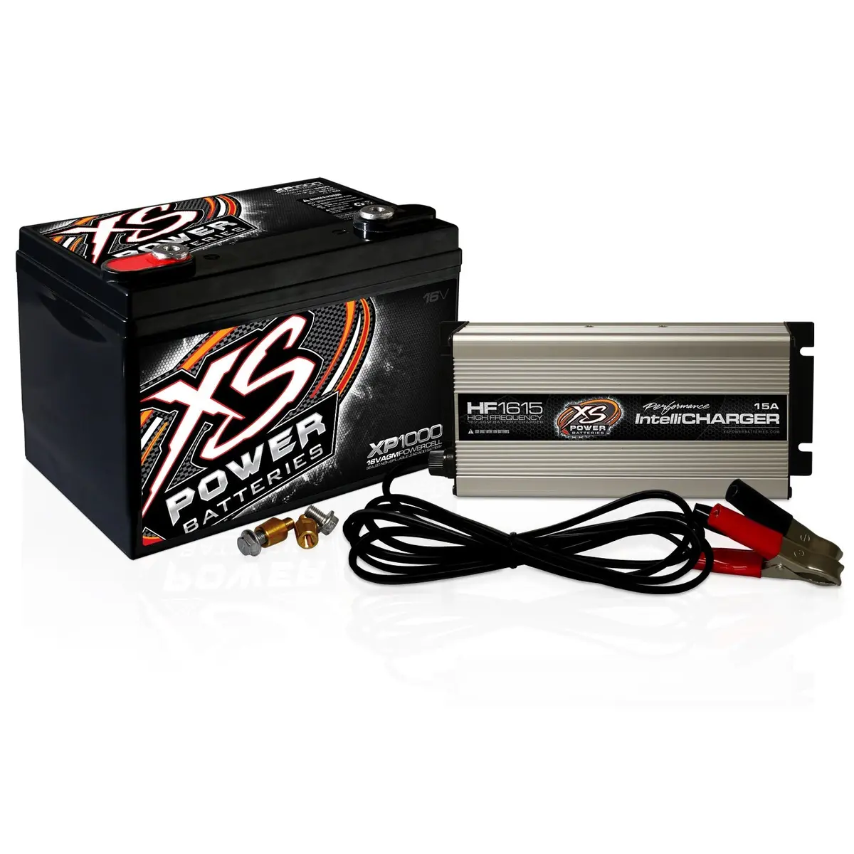 Xs Power Xp1000 16V 2400A Battery/Power Cell + Hf1615 15A Charger Combo Package 1