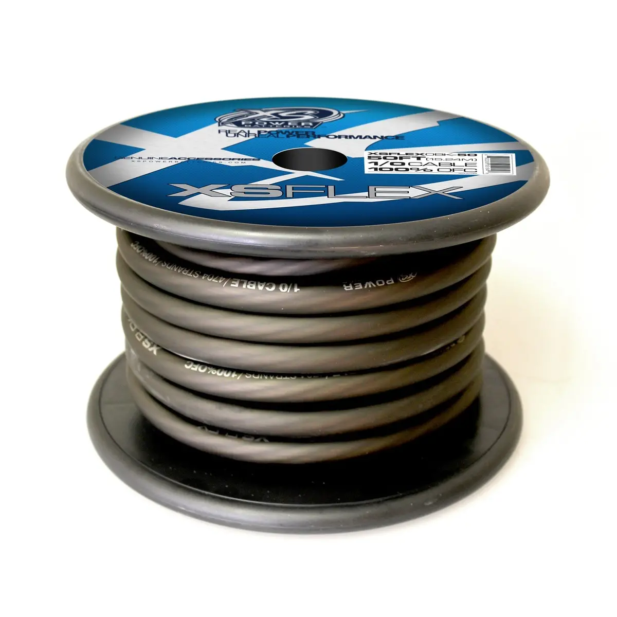Xs Power Xs Flex Black 1/0 Awg Power/Ground Cable 1
