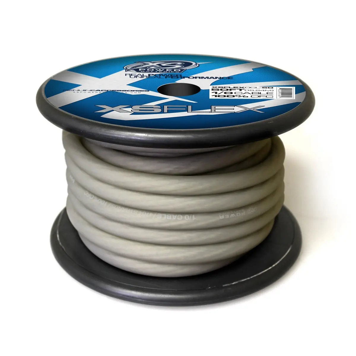 Xs Power Xs Flex Clear 1/0 Awg Power/Ground Cable 1