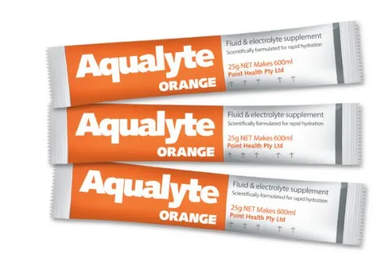 Aqualyte Electrolyte Powder Orange Flavoured Sachets 25G X 250 A-O25g250l 1