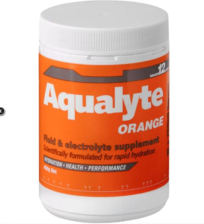 Aqualyte Electrolyte Powder Orange Flavoured Tub 480G (Moq 5) A-O480g5m 1