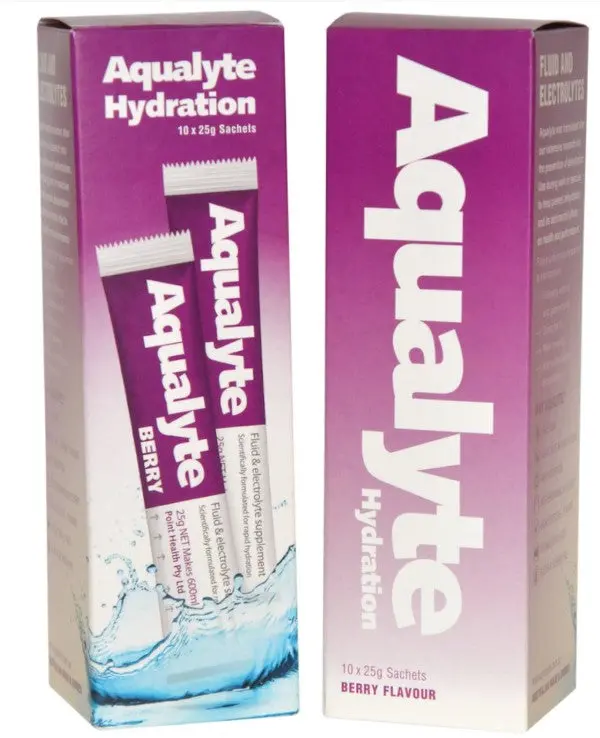 Aqualyte 25G Sachets  Box 10, Berry Flavour A-B25g10r 1