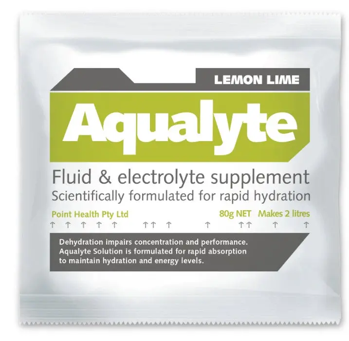 Aqualyte Electrolyte Powder Lemon Lime Flavoured Sachets 80G X 20 A-L80g20s 1