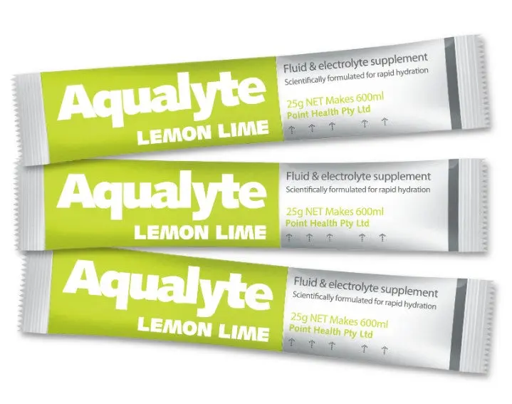 Aqualyte 25G Sachets Box 50  Lemon/Lime Flavours A-L25g50s 1