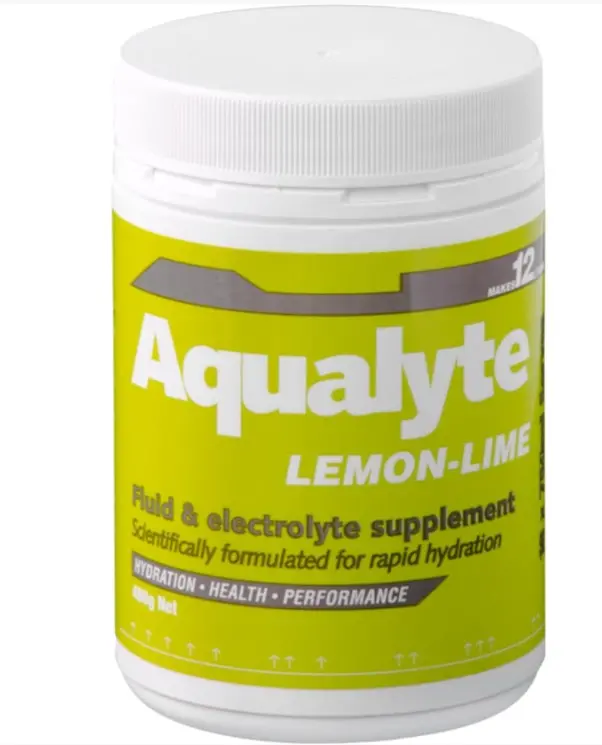 Aqualyte Electrolyte Powder Lemon Lime Flavoured Tub 480G (Moq 5) A-L480g5m 1