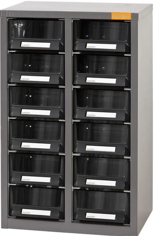 Geiger 12 Drawer A6 Parts Cabinet A6212h 1