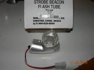 Strobe, Assembly - Flash Tube - Wing Tip - Whelen 1