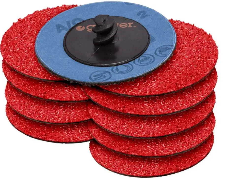 Geiger 50Mm Quick-Lock Ceramic Sanding Disc 10 Pack 120 Grit Ab22012s120cp 1