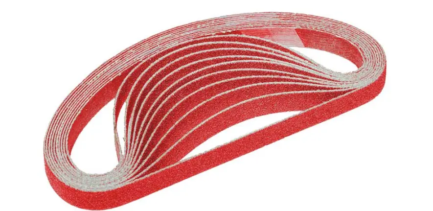 Geiger 10Mm Ceramic Sanding Belt 10 Pack 120 Grit Ab2700-120Cp 1